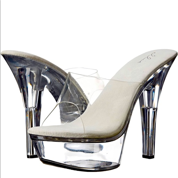 Platform clear pumps - Picture 1 of 2